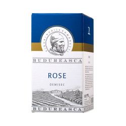 BUDUREASCA Bag in Box Rose vin rose demisec 2L BIB de la Dealu Mare.