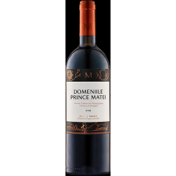 Domeniile Prince Matei Rose cupaj vin rosu Sec de la Dealu Mare