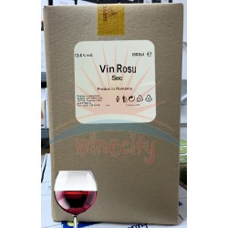 Vin Cramele SERVE Bag in Box Rosu sec 10L cupaj din vin rosu sec