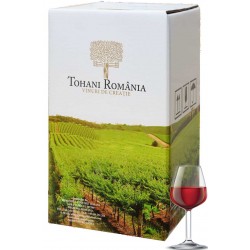 TOHANI Bag in Box Feteasca Neagra vin rosu demisec de la dealu Mare.
