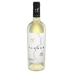 Vin LILIAC TANDEM Alb, cupaj din vin alb sec Sauvignon si Feteasca