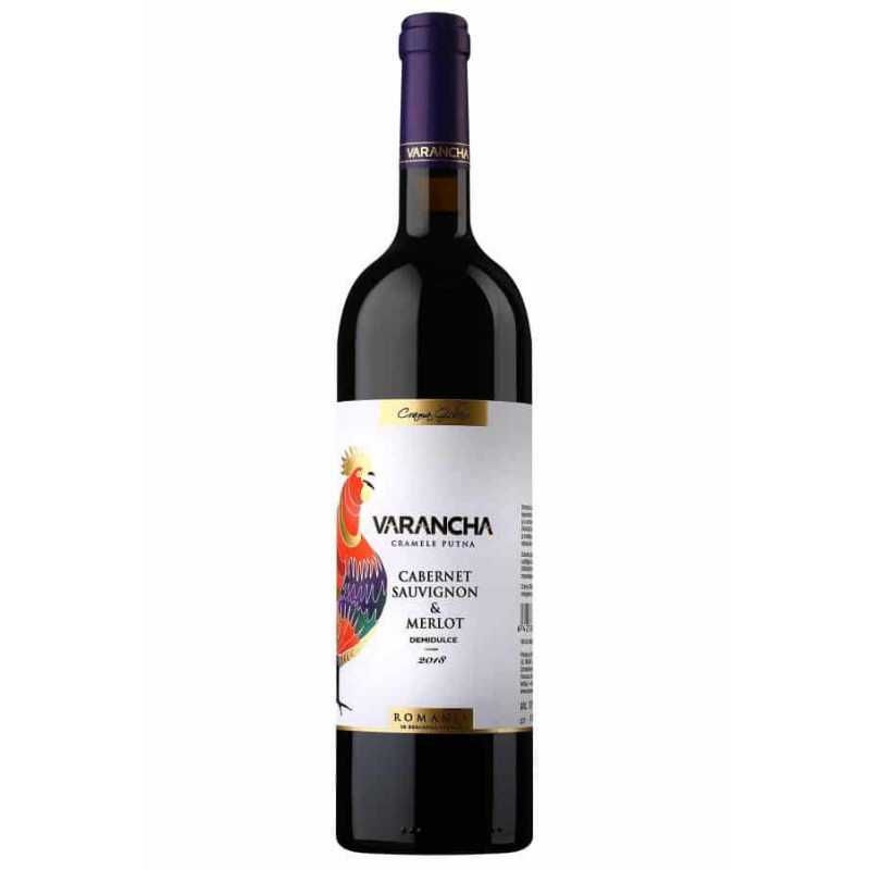 CRAMA GIRBOIU Varancha Cabernet Sauvignon & Merlot vin rosu demidulce