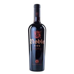 BUDUREASCA Noble FIVE Cabernet Pinot Merlot Shiraz Feteasca vin rosu sec