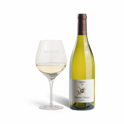 Crama SERVE Rezerva contelui Chardonnay vin alb sec de la Dealu Mare.