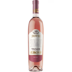 JIDVEI Tezaur Roze vin roze sec. Un cupaj vin rose din Transilvania.