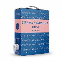 VINARTE Bag in Box Rose - Merlot vin rose demisec 3L BIB.